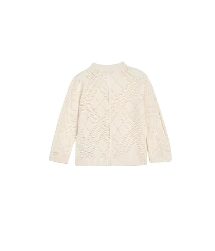 Комплект для новорожденных кашемировый Burberry Kids, Ivory — фото 2
