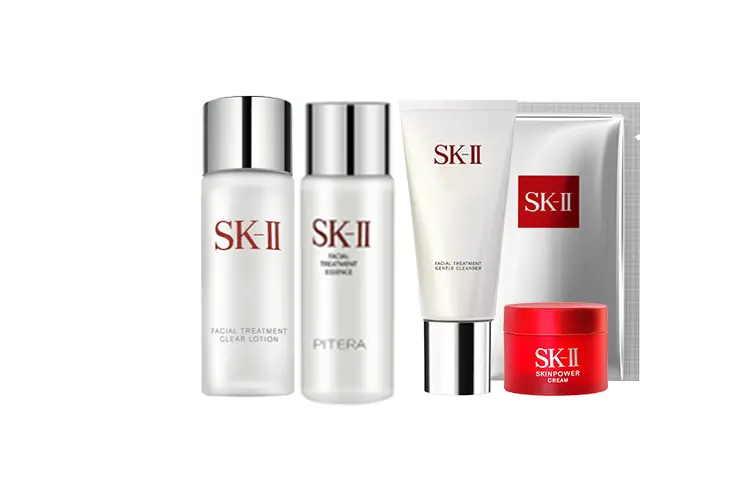 SK-II Набор пробников SK II Goddess Water Clear Lotion & Red Bottle Cream сыворотки увлажняющие и питательные — фото 4