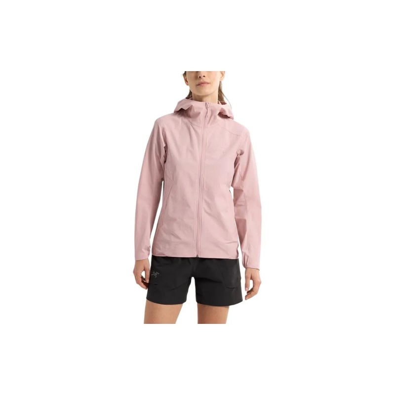 Arcteryx Износостойкая дышащая непромокаемая ветровка с быстрой сушкой унисекс, Evening Mist Pink — фото 2