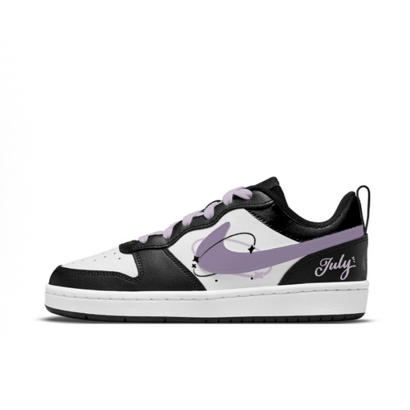 

Nike Детские кроссовки для скейтбординга Court Borough Romantic Purple Dream Low Top для подростков