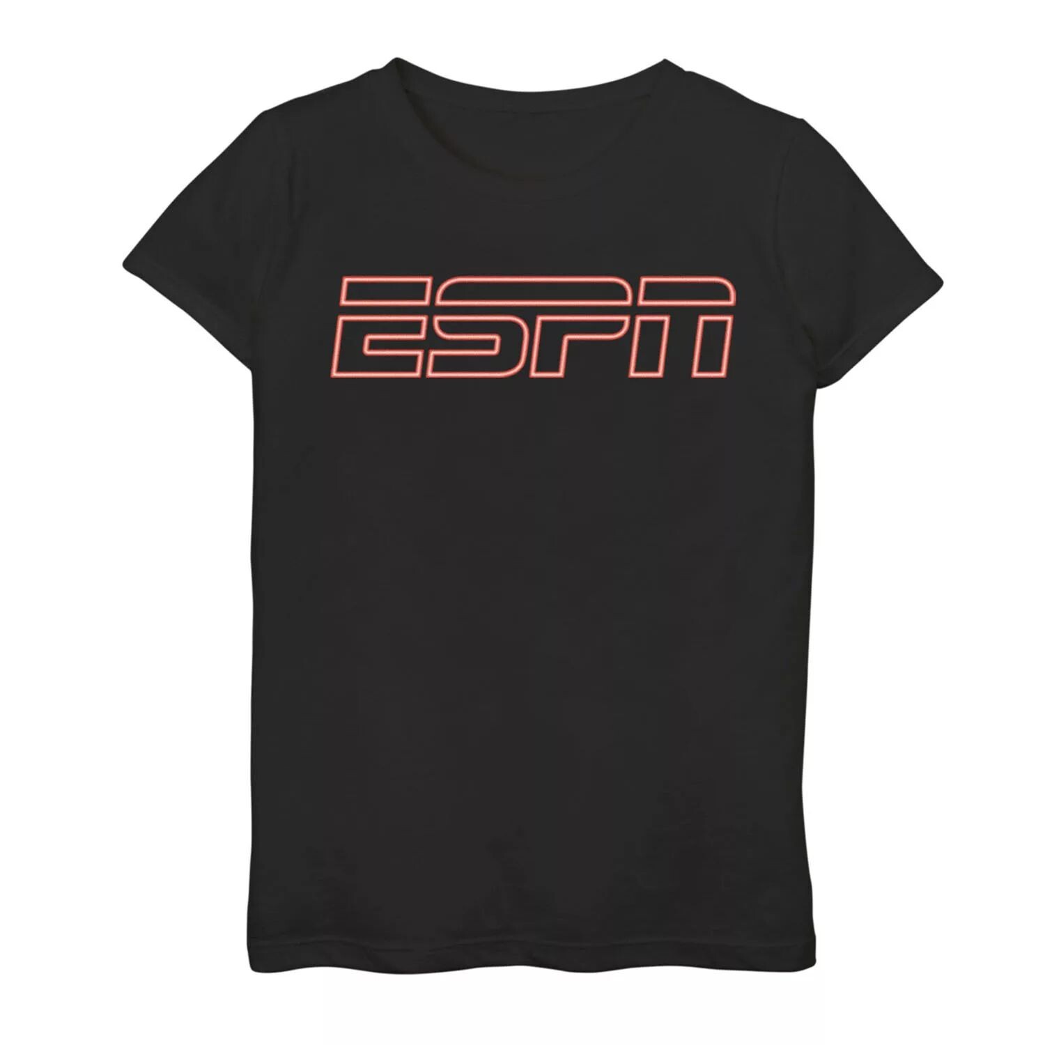 

Футболка с неоновым логотипом ESPN для девочек 7–16 лет Licensed Character