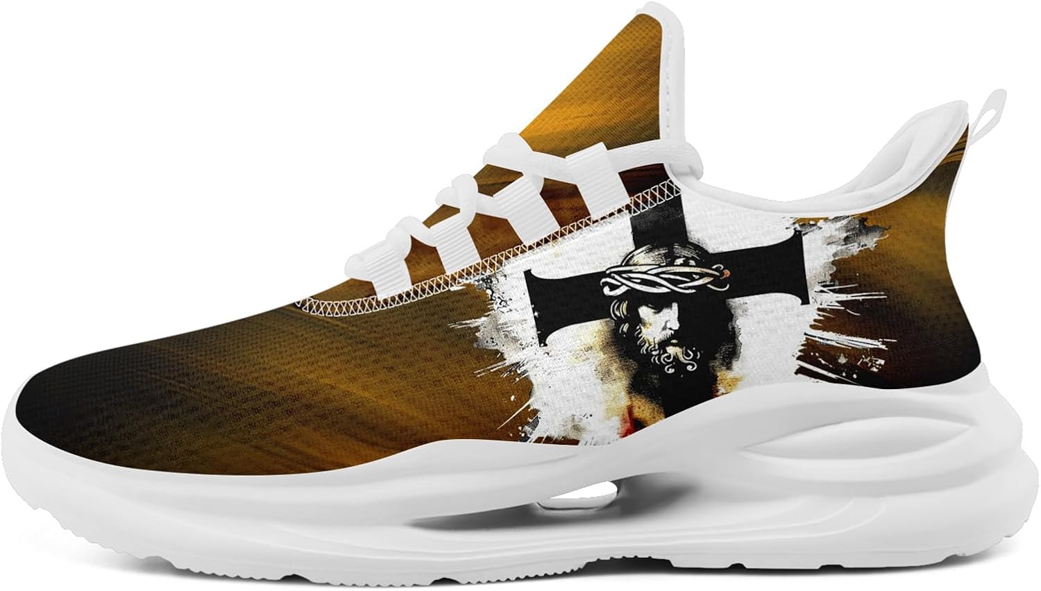 

Кроссовки Onegam Christian для мужчин и женщин, легкие спортивные кроссовки для тенниса, прогулок, тренировок в зале, белый/коричневый