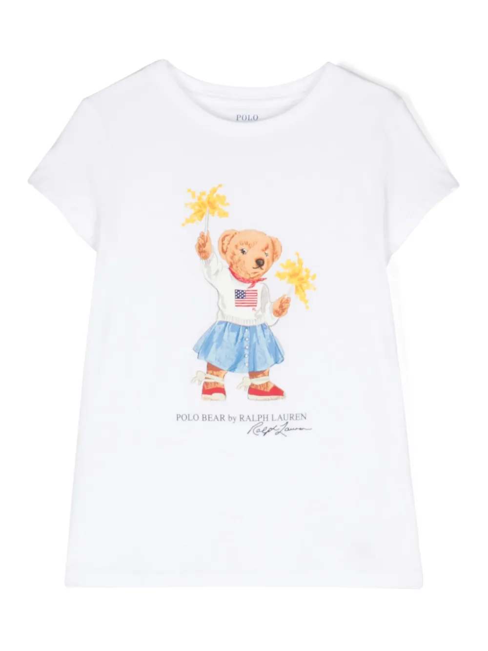 

Футболка с принтом Polo Bear POLO RALPH LAUREN KIDS, белый