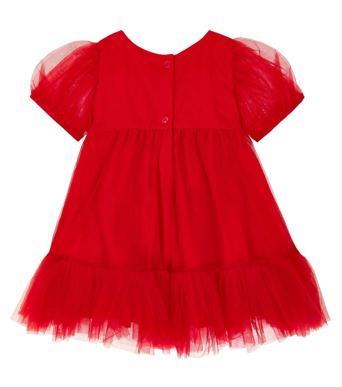 Платье из тюля baby serefin Tutu Du Monde, красный — фото 2
