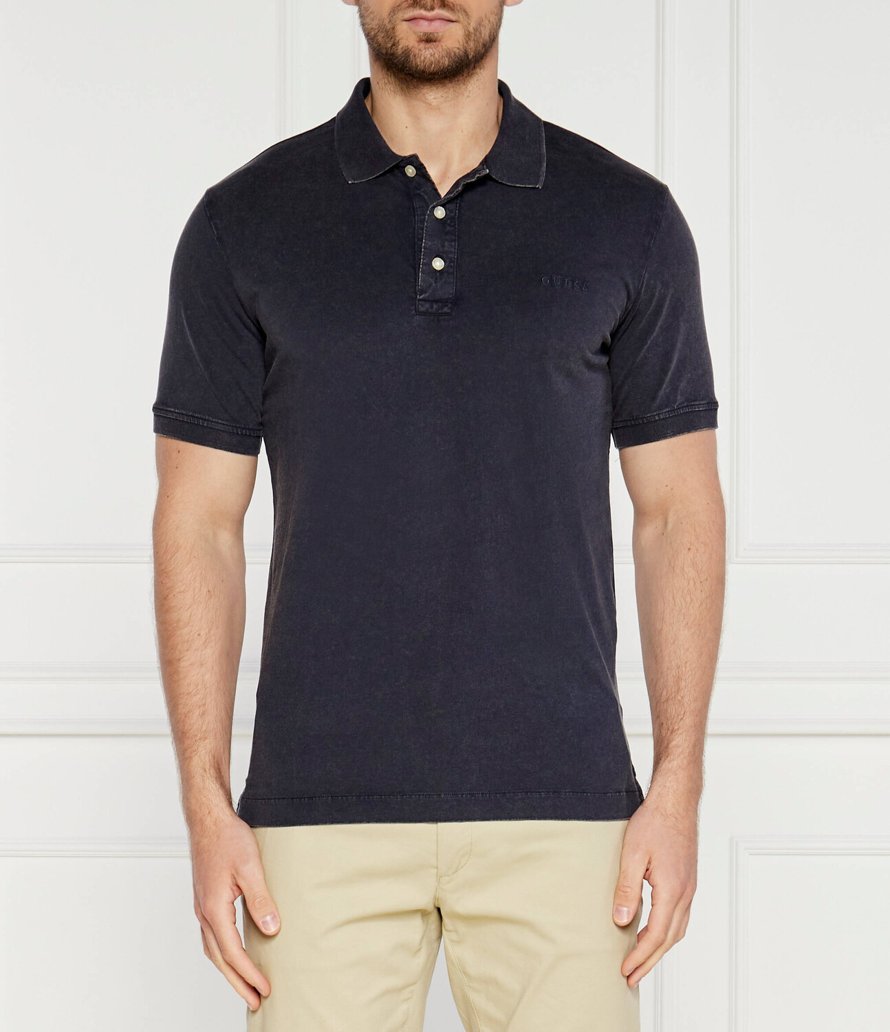 

Поло GUESS Slim Fit, темно-синий