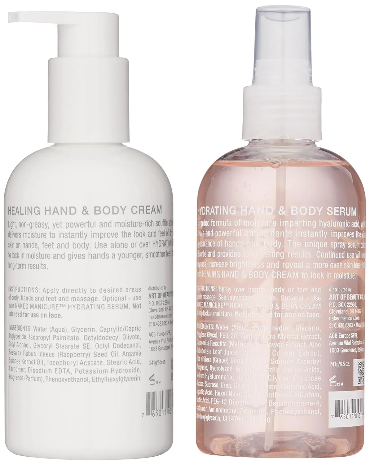 Система для ухода за сухой кожей рук и тела Zoya Naked Manicure: заживление и увлажнение., Cream & Serum — фото 4