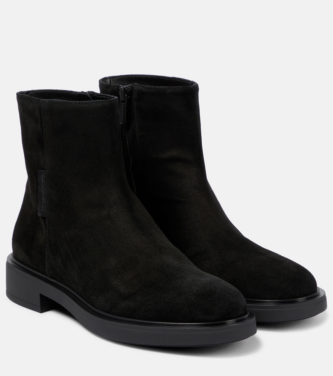 Замшевые ботильоны Lexington Gianvito Rossi, Nero+Nero