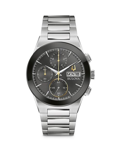 

Современный хронограф, 41 мм Bulova, цвет Black