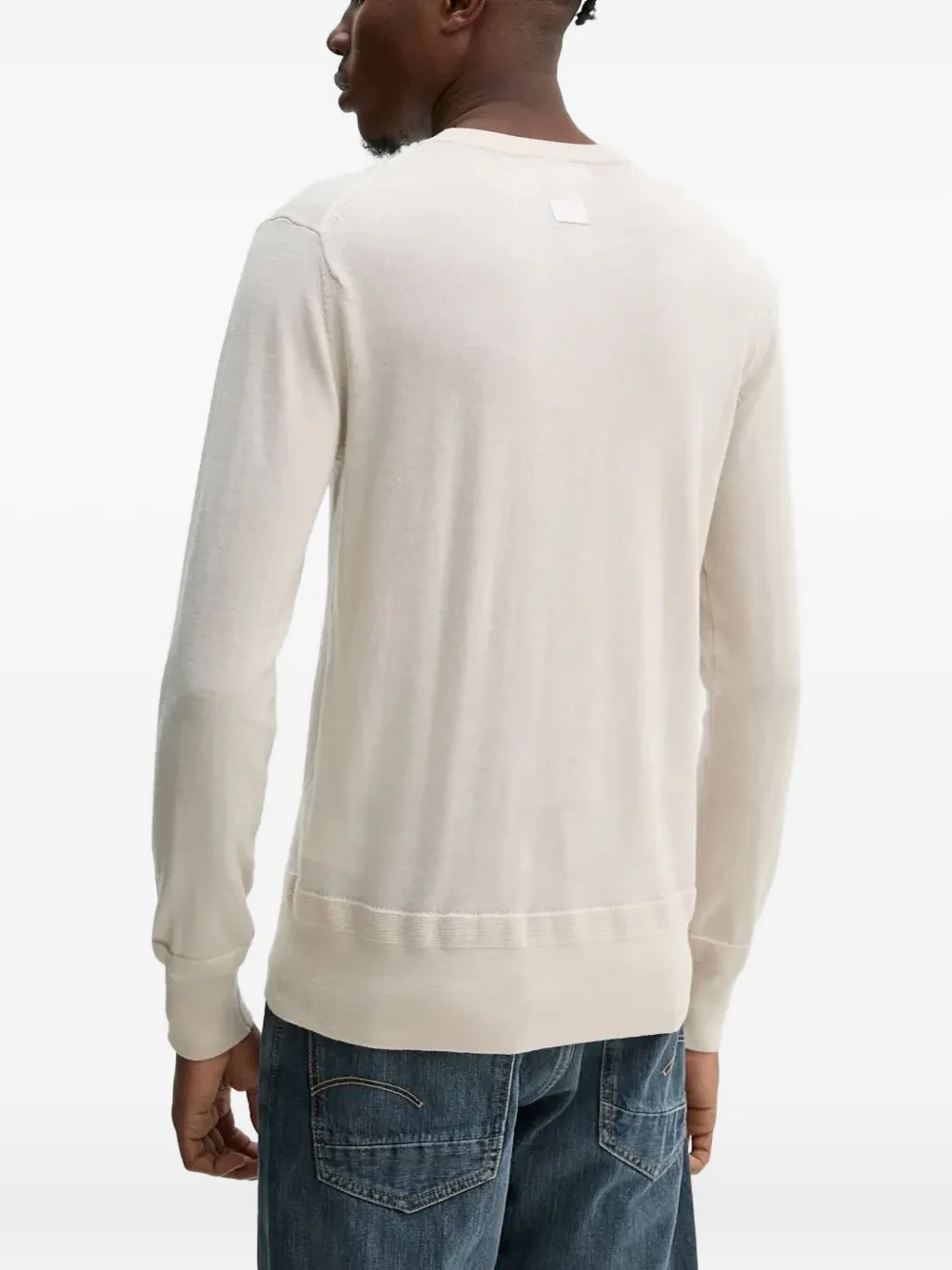 

Свитер из шерсти мериноса G-Star RAW, белый
