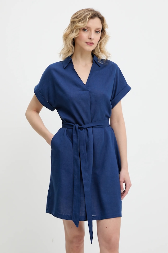 

Платье с кашемиром Answear.Lab, темно-синий