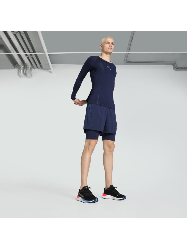 

Футболка LIGA Baselayer Tee Longsleeve синего цвета Puma