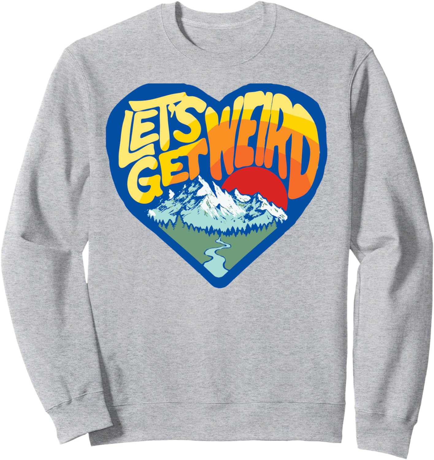 

Забавная ретро-толстовка с сердечком и надписью «Давайте пошалим!» для любителей природы и активного отдыха Festy Rave Tees, серый