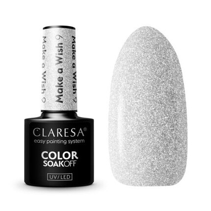 

CLARESA MAKE A WISH Гибридный лак для ногтей 9 - 5 г