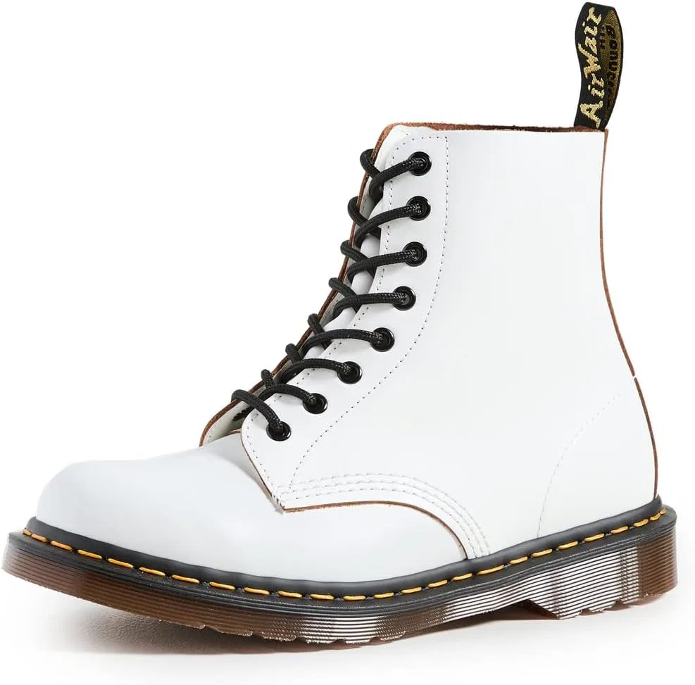 Мужские винтажные ботинки Dr. Martens 1460, White