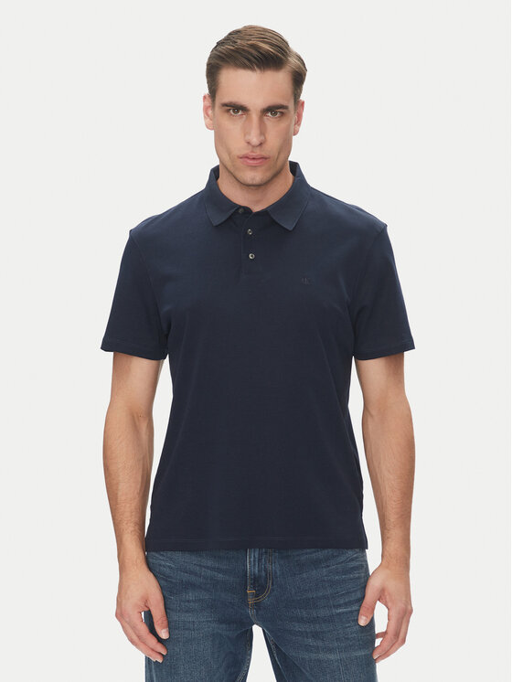 

Рубашка поло стандартный крой Supima LV04LB276G Calvin Klein, синий