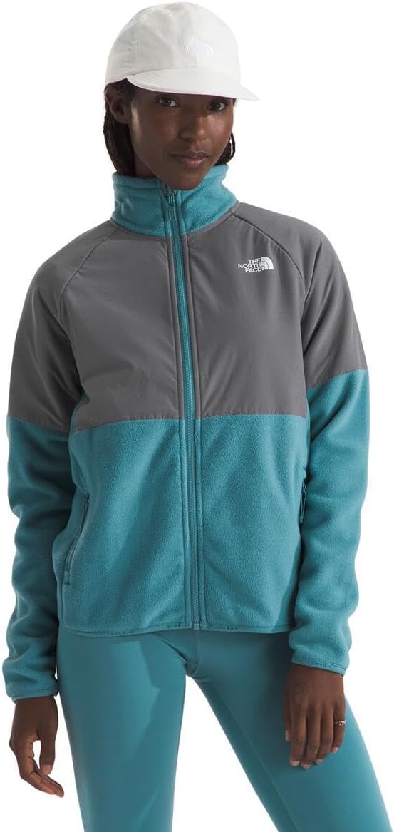 

The North Face Женская утепленная куртка Glacier на молнии, Algae Blue/Smoked Pearl