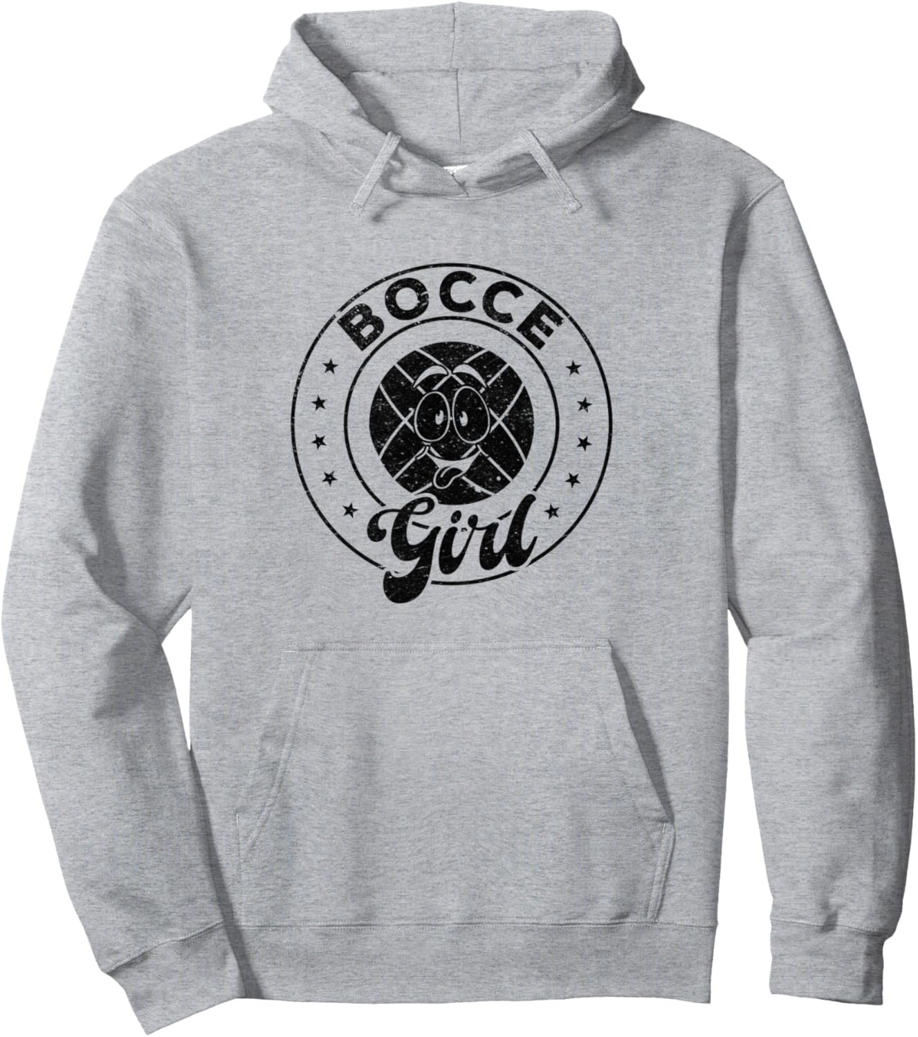 

Худи для девушки, играющей в бочче Bocce Ball Player Girls Boccia Player, серый