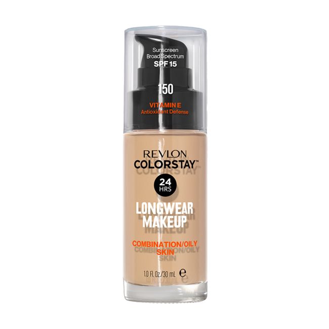 

Colorstay spf15 витамин Е стойкая тональная основа Revlon, цвет 150, 30 мл