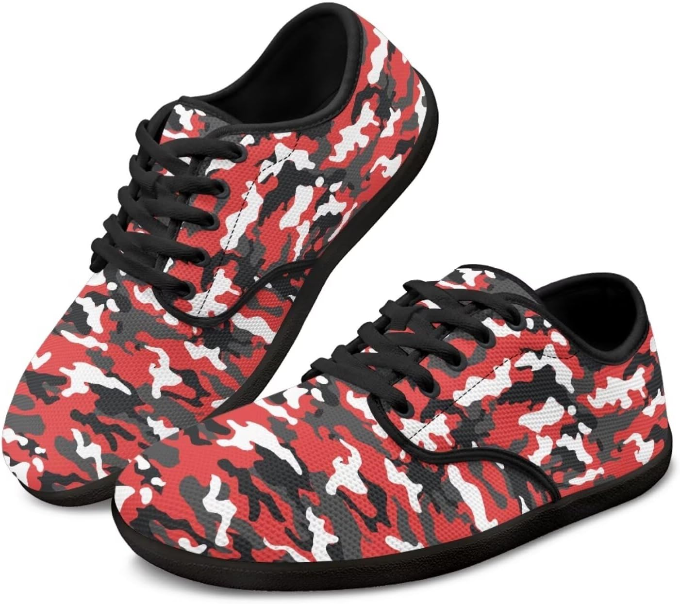 

Мужские минималистичные прогулочные кроссовки с широкой ноской, без перепада высоты, повседневные дышащие слипоны для тенниса Pointodoor, красный