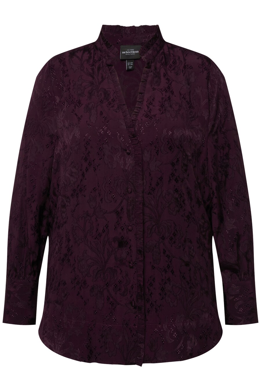 

Блуза Ulla Popken, цвет Plum