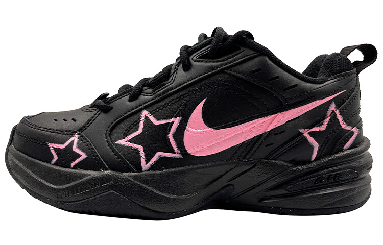 

Кроссовки Nike Air Monarch 4 Chunky Sneakers Unisex Low-top Black/pink, черный
