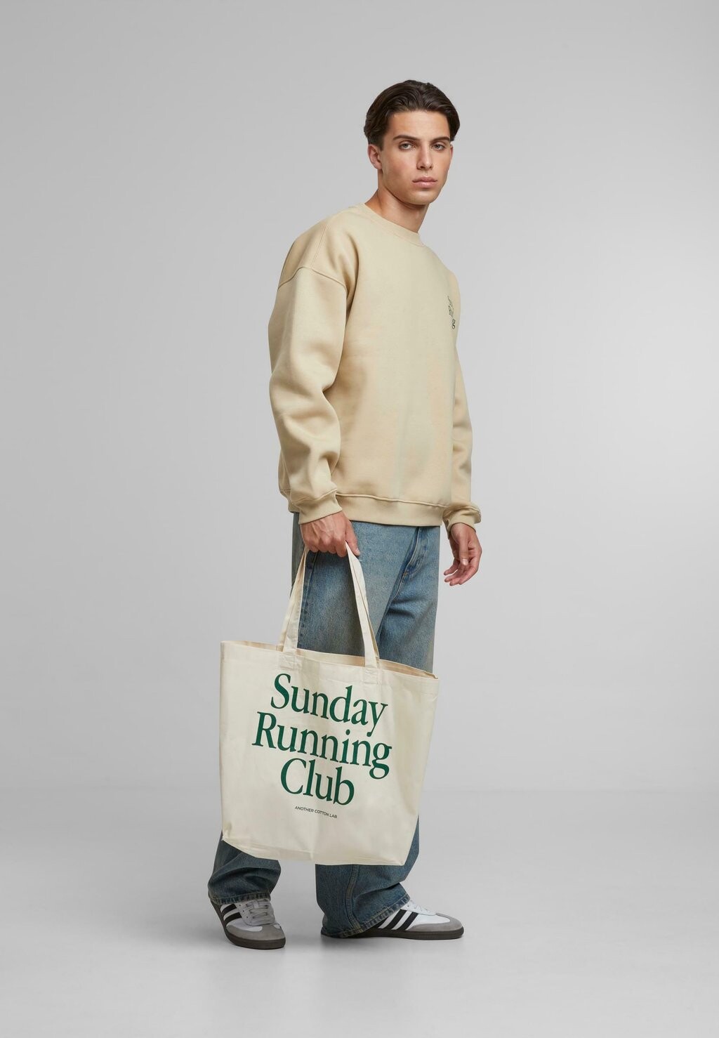 

Толстовка SUNDAY RUNNING CLUB OVERSIZED Another Cotton Lab, бежевый