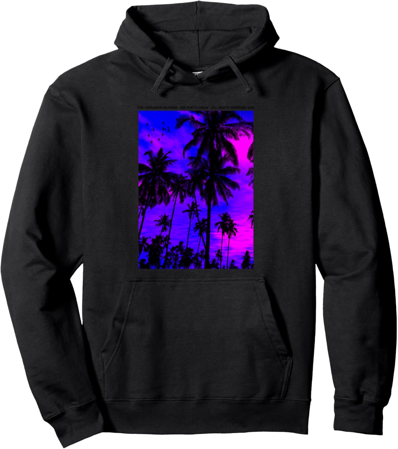 

Худи Cinnamon Bunker в стиле Vaporwave 90-х, летние дизайны с пальмами The Cinnamon Bunker 90S Summer Designs, черный