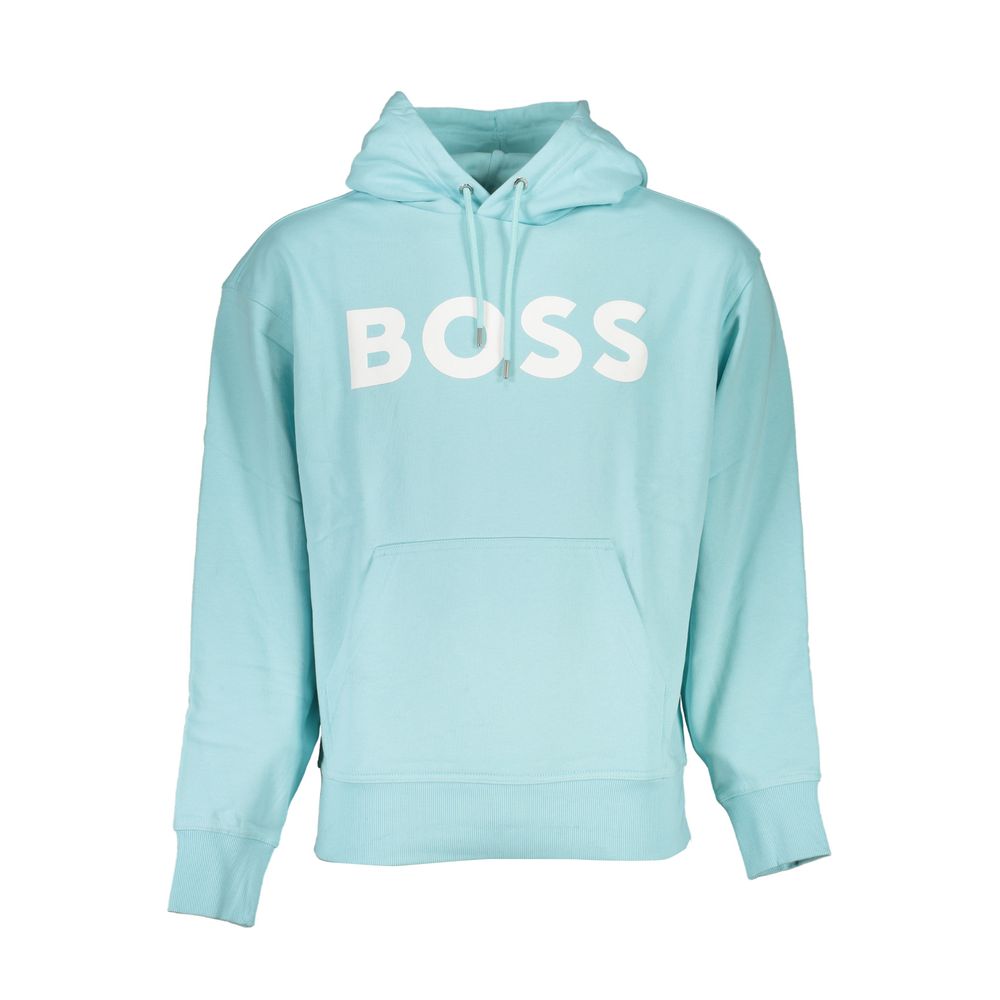 

Свитер из светло-голубого хлопка Hugo Boss