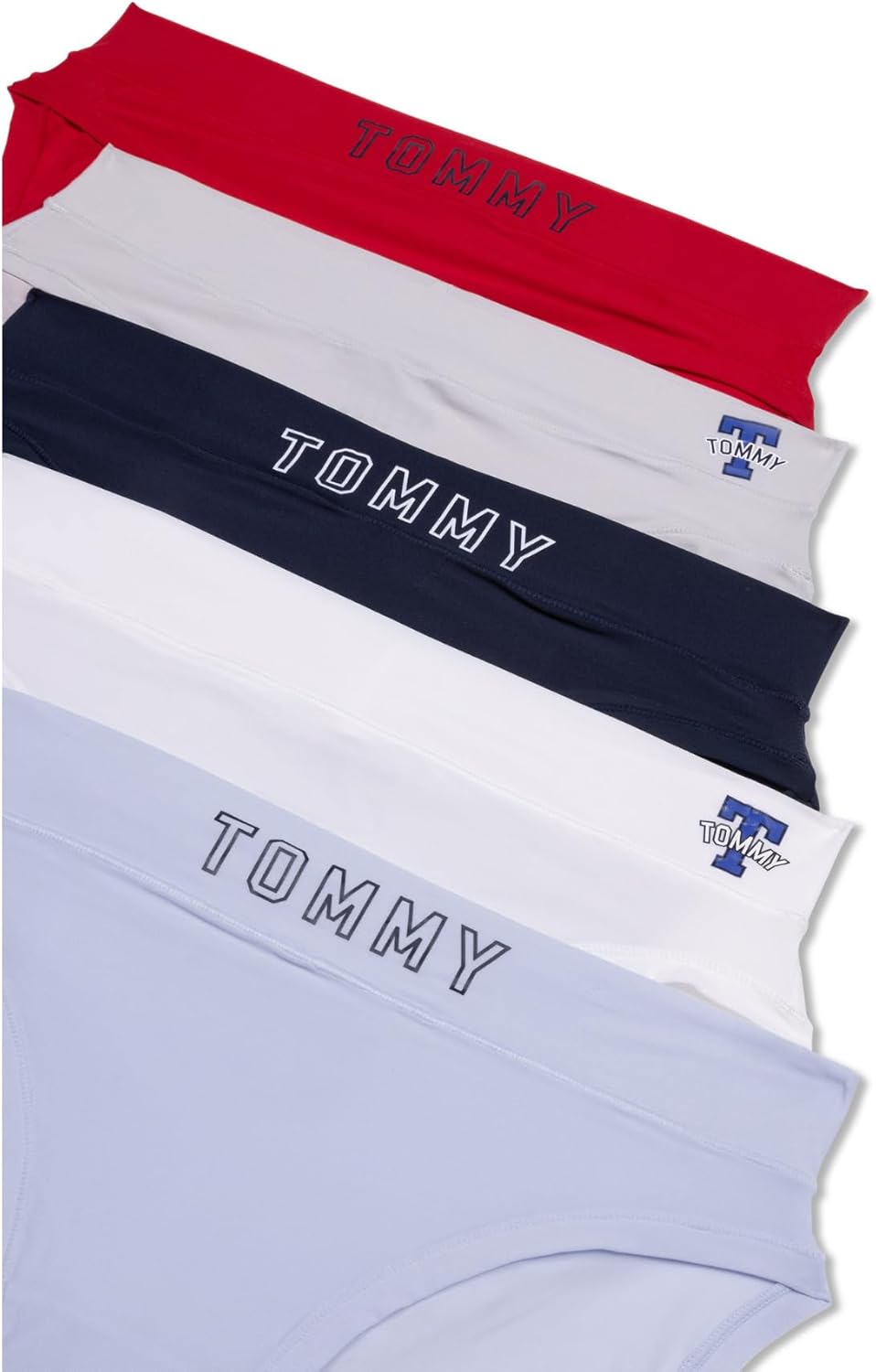 Комплект из 5 женских трусиков-бикини Tommy Hilfiger, Htr/Bw/Sc/Mc/Tr — фото 2