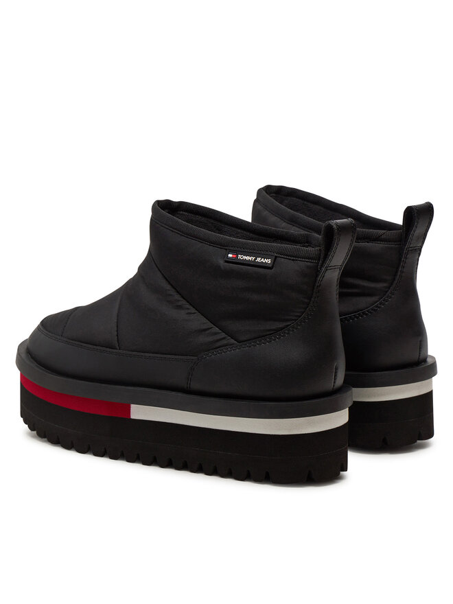 Зимние ботинки Tommy Jeans Botas de nieve Tjw Nylon Flatform Boot Wl EN0EN02689, черный — фото 3