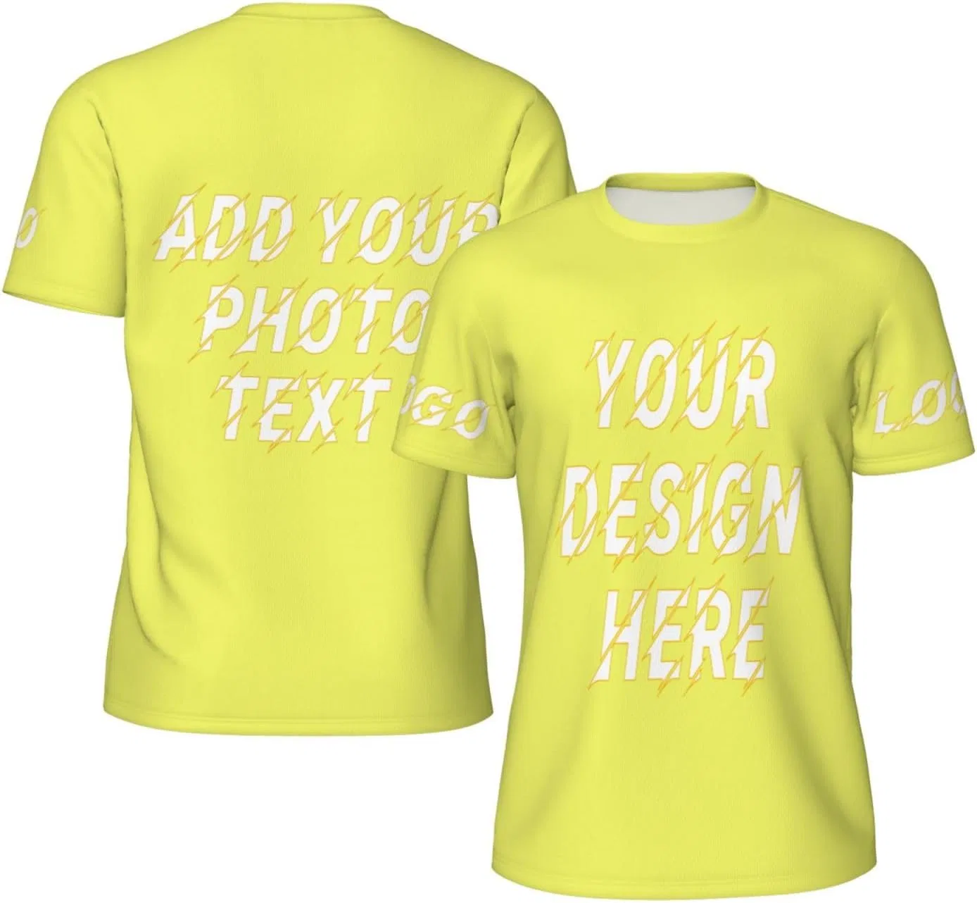 Футболка с индивидуальным дизайном, Generic, Fluorescent Green