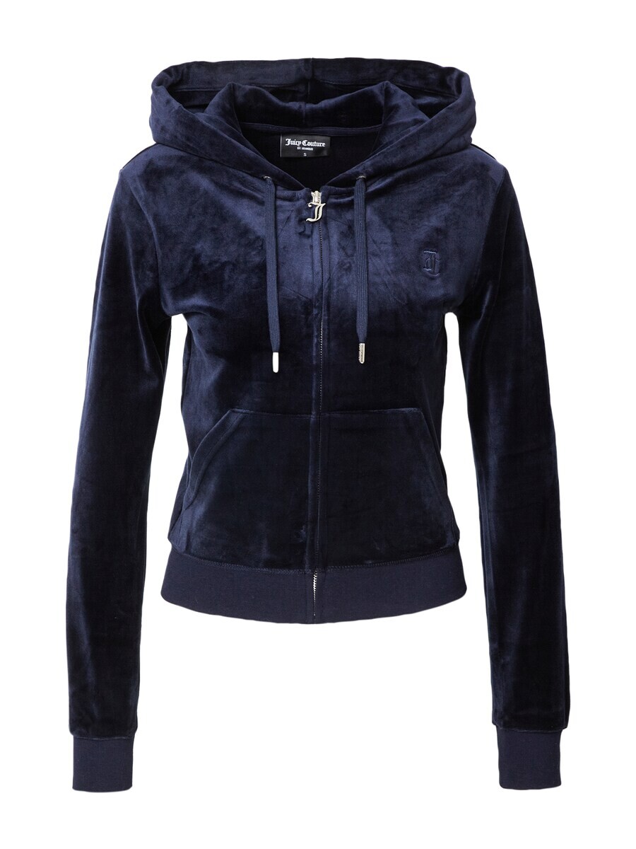 

Толстовка с капюшоном на молнии Juicy Couture Zip-Up Hoodie Robertson, ночной синий