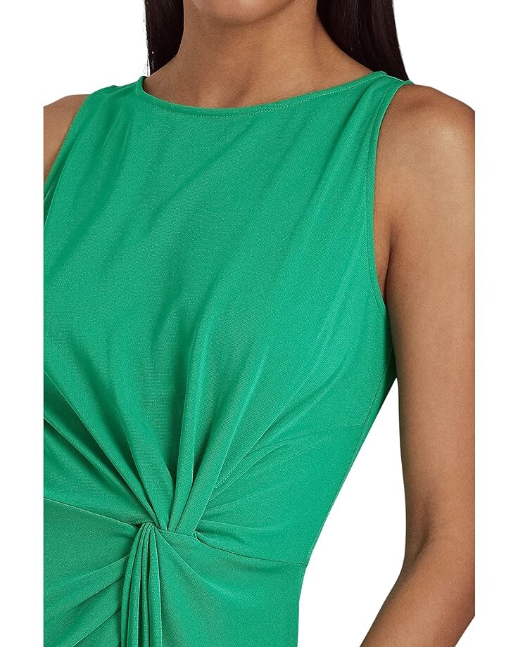 

Платье LAUREN Ralph Lauren Twist-Front Stretch Jersey Dress, цвет Palm Leaf