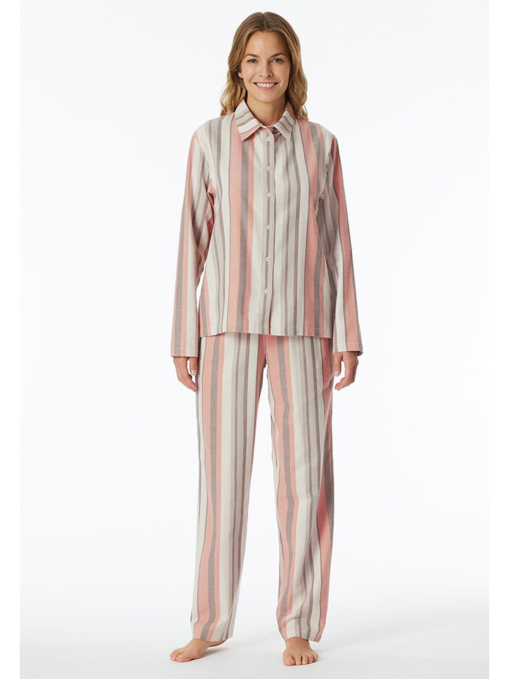 

Пижама Schiesser, цвет creme/orange/grau