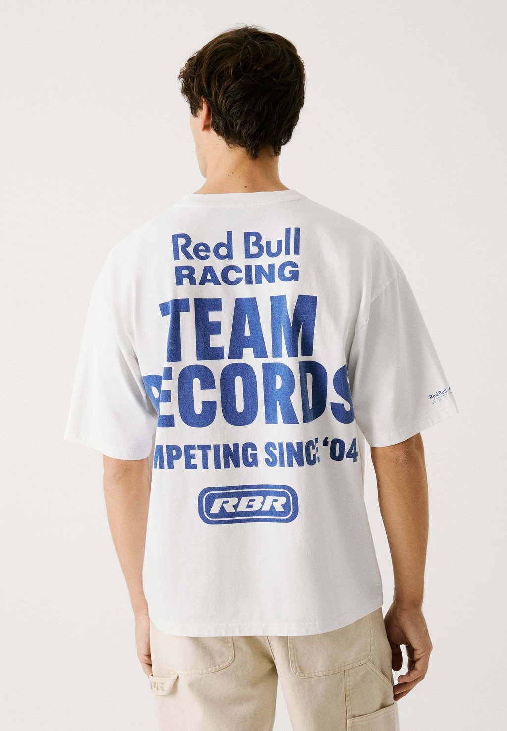 

Футболка с принтом TEAM RECORDS Red Bull Racing x Pepe Jeans, белый