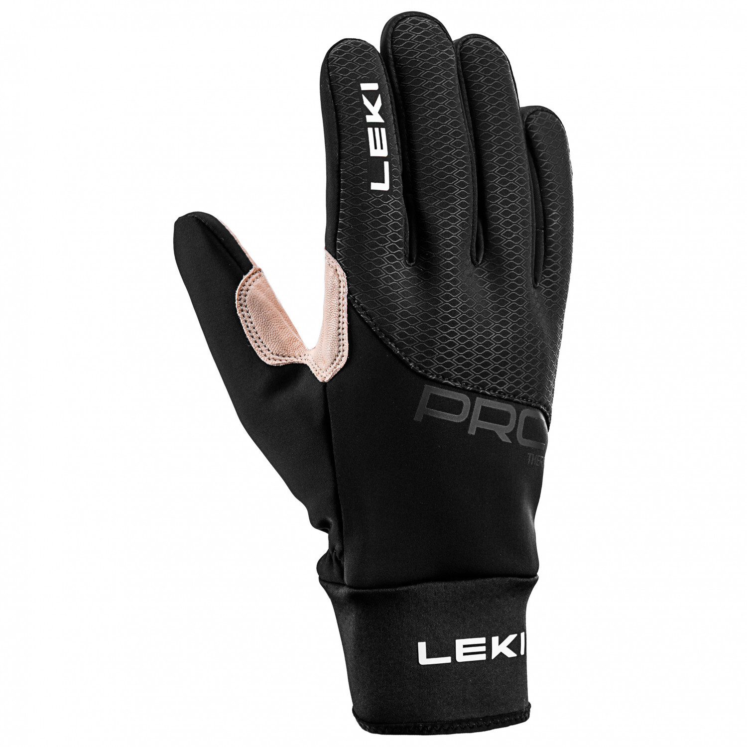 

Перчатки Leki PRC Premium ThermoPlus, цвет Black/Sand