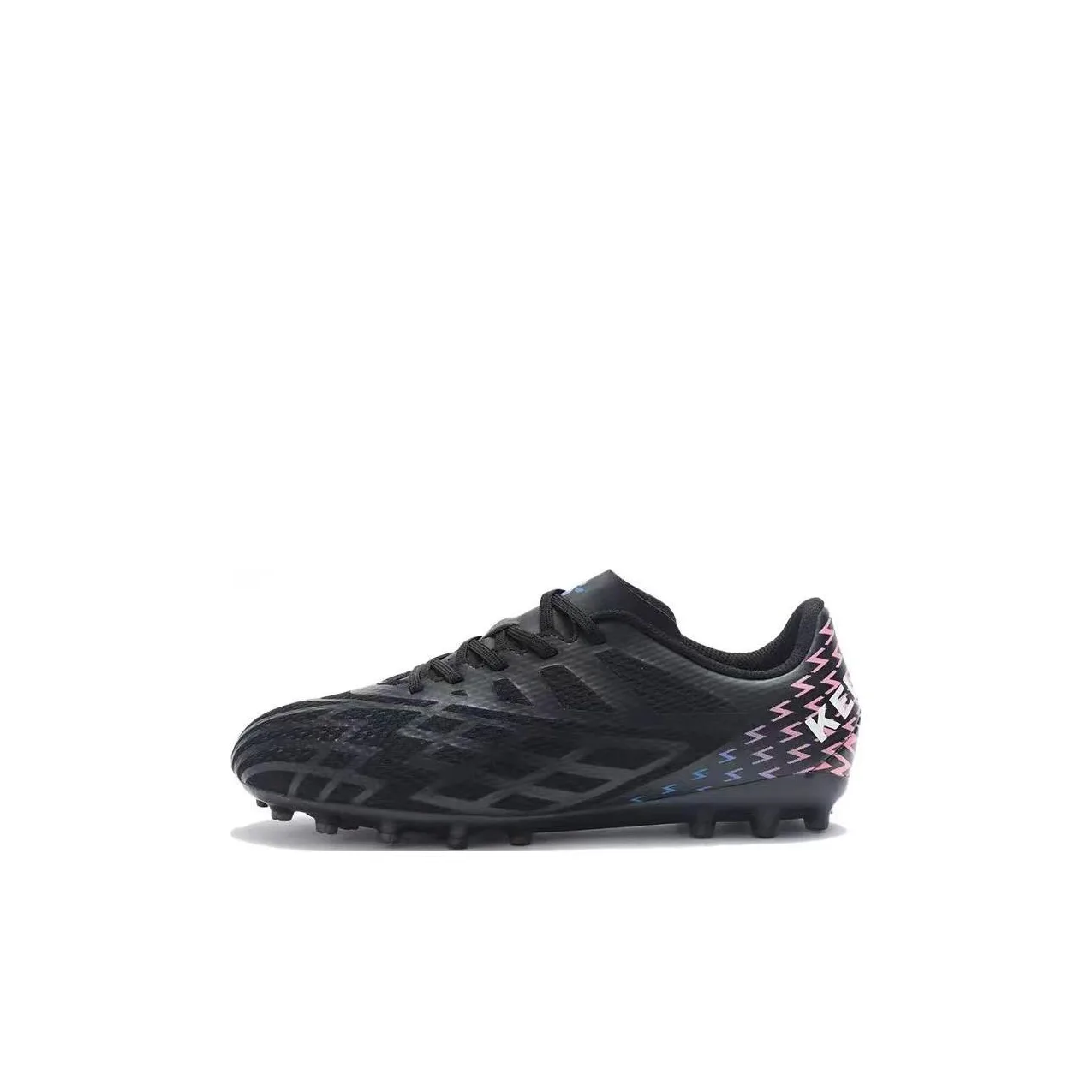 KELME Детские футбольные бутсы низкие противоскользящие износостойкие black red