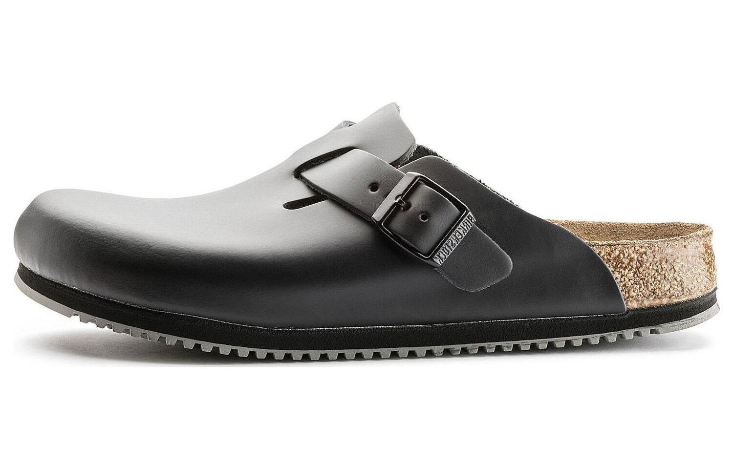 Формованные мюли с закрытым носком Birkenstock, черный