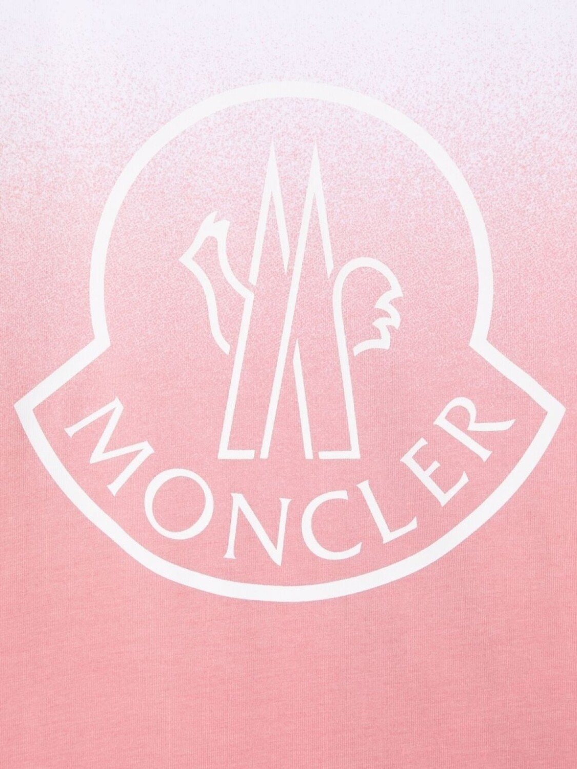 Moncler Enfant футболка с логотипом, розовый — фото 3
