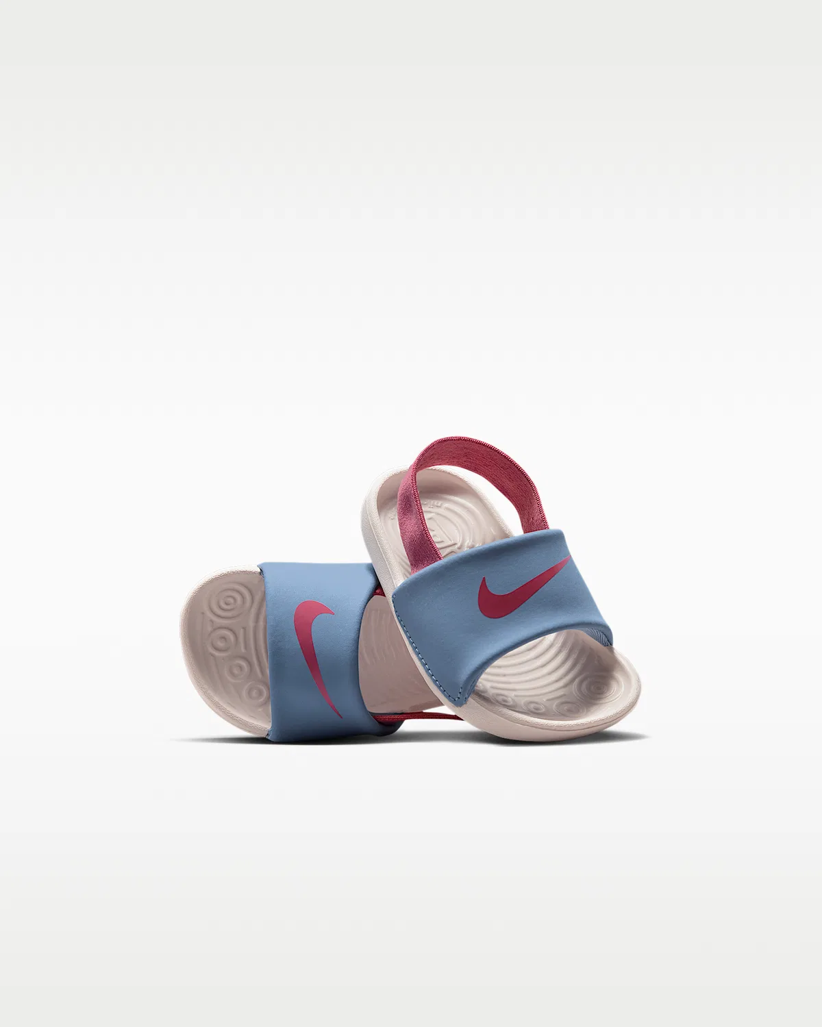 Слайды Nike Kawa для малышей, Work Blue/Chalk/Peony