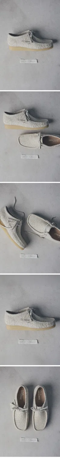 Мужские ботинки Wallabee цвета шампань от Clarks Originals — фото 2