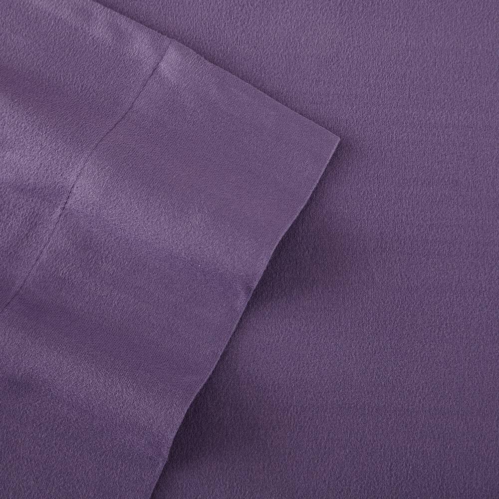 

Комплект простыней с глубокими карманами Micro Flannel, цвет Plum