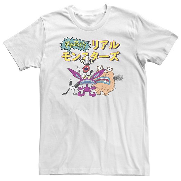 

Футболка Big & Tall Nickelodeon Aaahh!!! Real Monsters Kanji Group Portrait Licensed Character