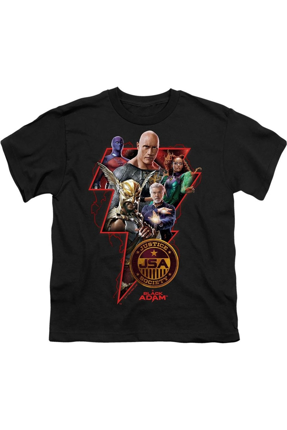 

Футболка с коротким рукавом для детей с изображением Black Adam Gildan