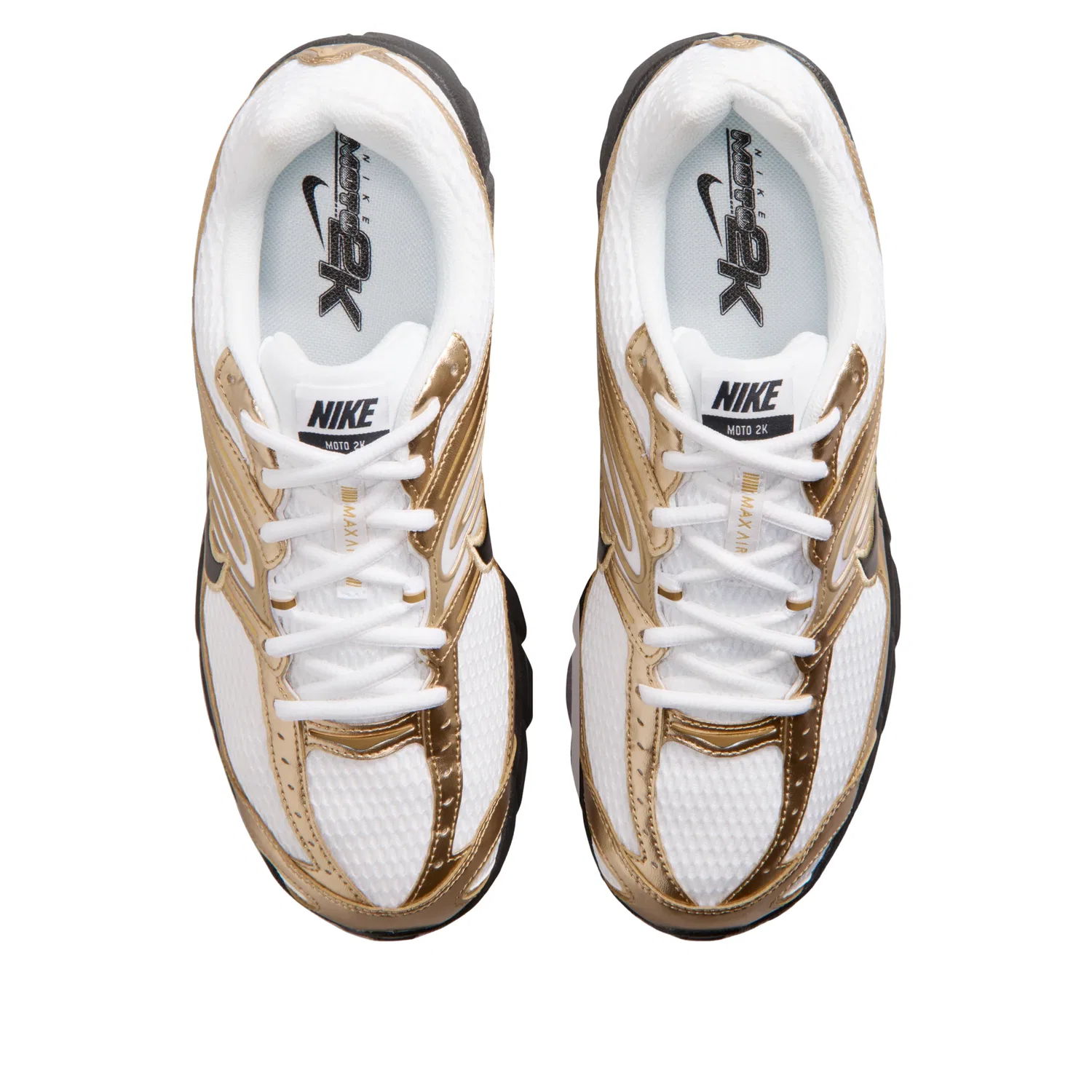Кроссовки Nike Air Max Moto 2K 'White Metallic Gold' IV2870-100, белый — фото 3