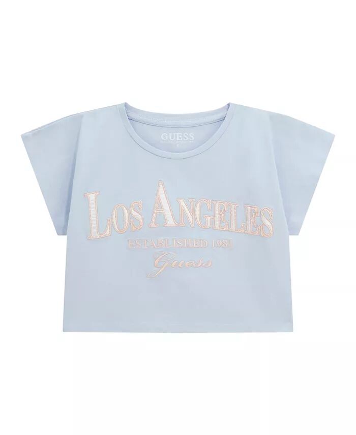 

Футболка с коротким рукавом Big Girls Los Angeles GUESS, синий