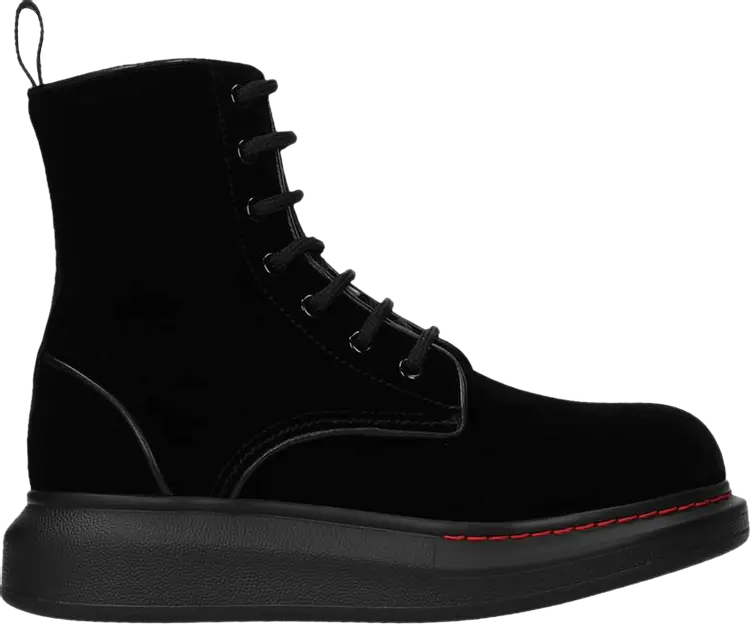 Кроссовки Alexander McQueen Wmns Hybrid Lace Up Boot 'Velvet Black', черный