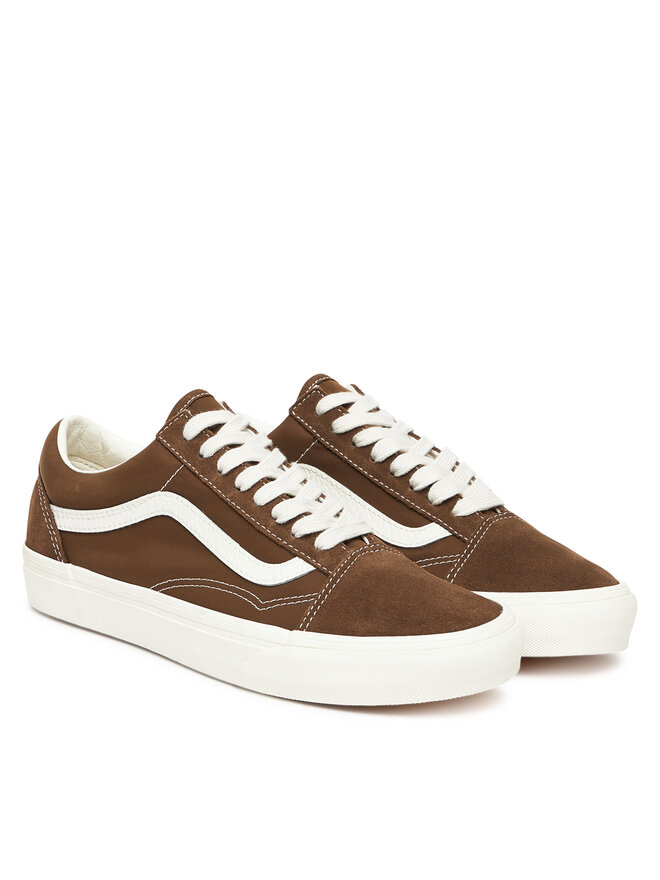 Тканевые кеды Old Skool VN000D7ZCHS1 Vans, коричневый — фото 2