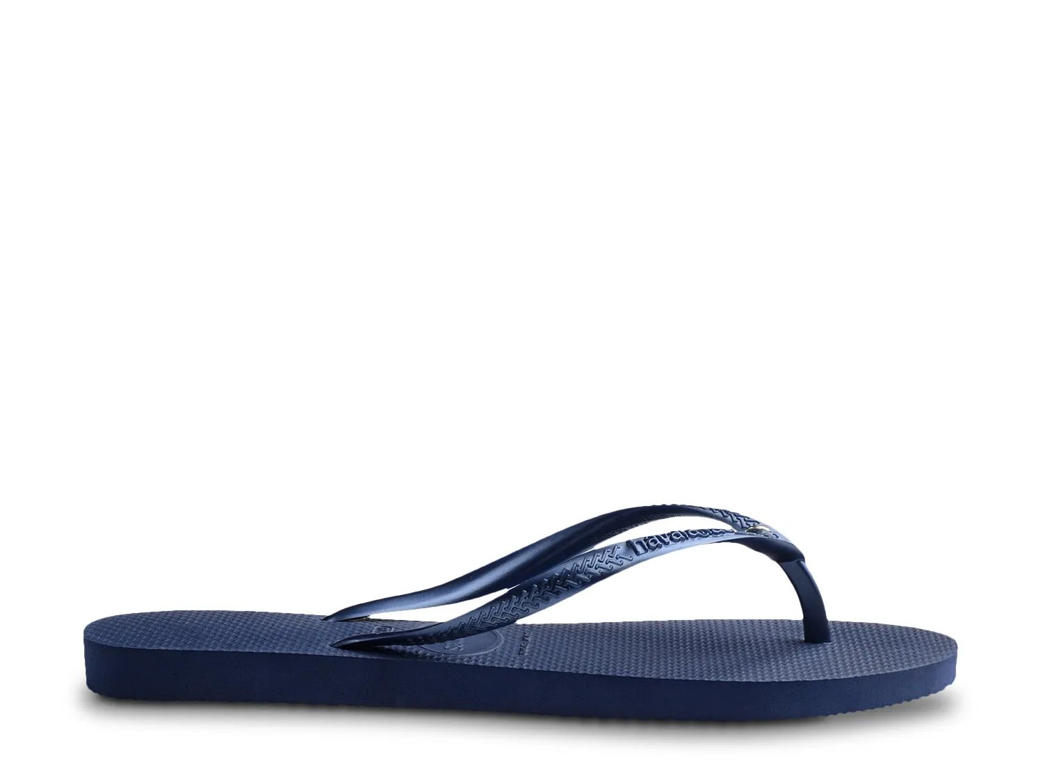 Сандалии Havaianas Slim Crystal SW II Flip Flop - Women's, темно-синий — фото 2
