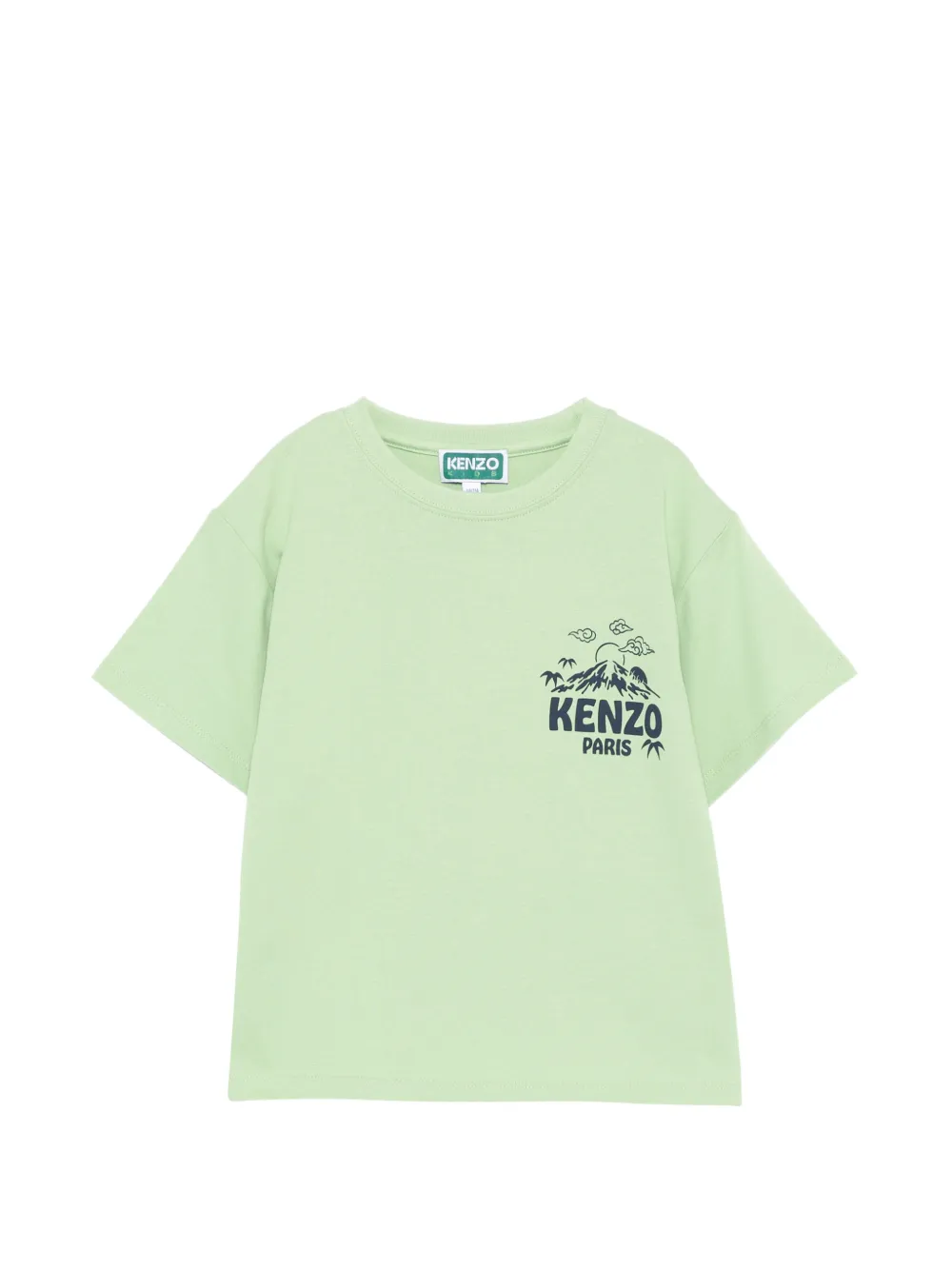 

Футболка с логотипом Kenzo Kids, зеленый